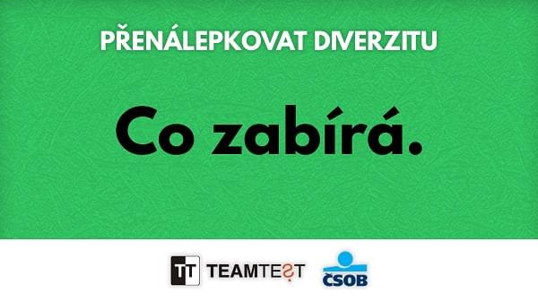 Přenálepkovat diverzitu - Team Test